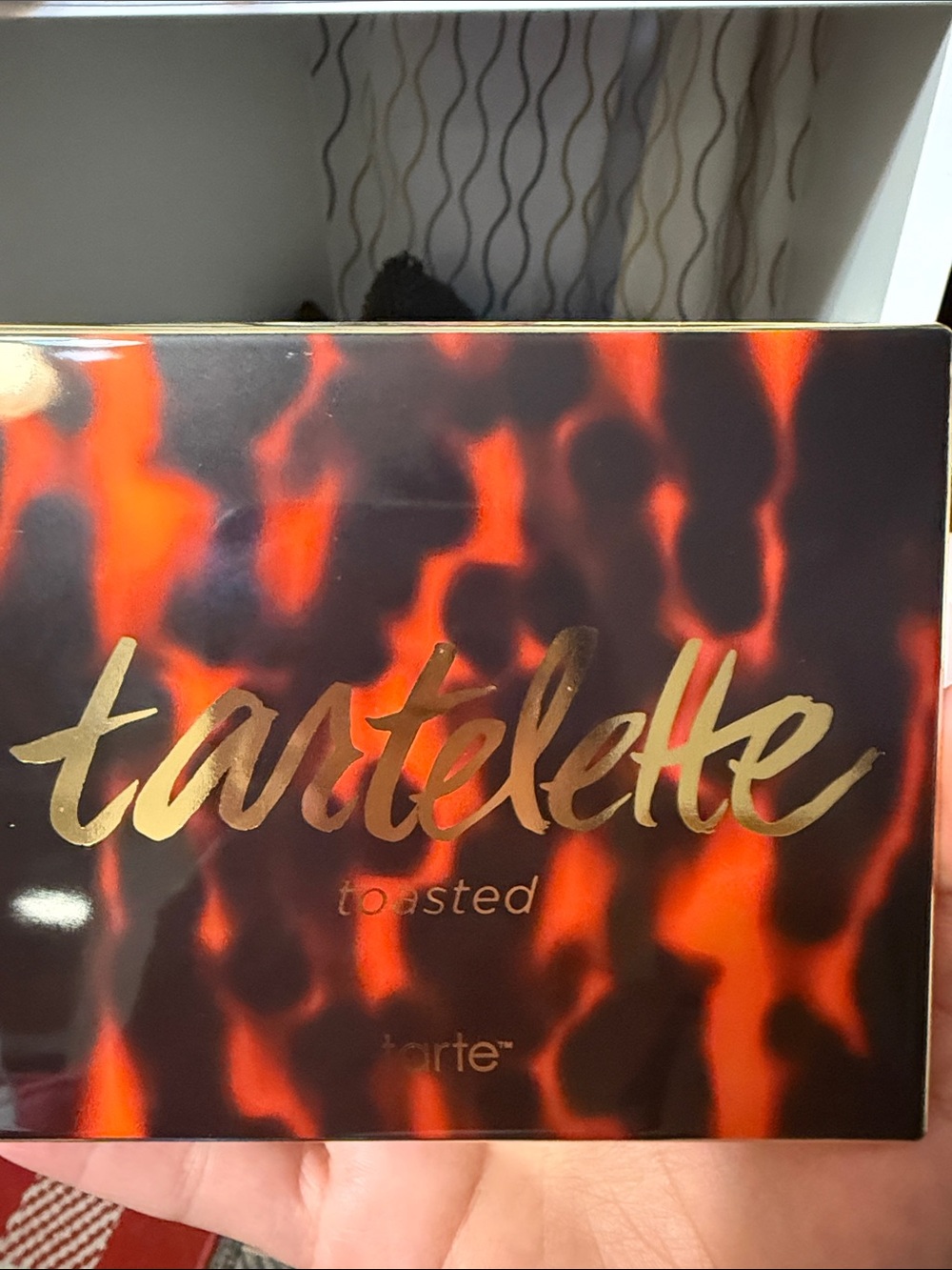 tarte Tartelette Toasted Palette - Red & Black with Gold Logo